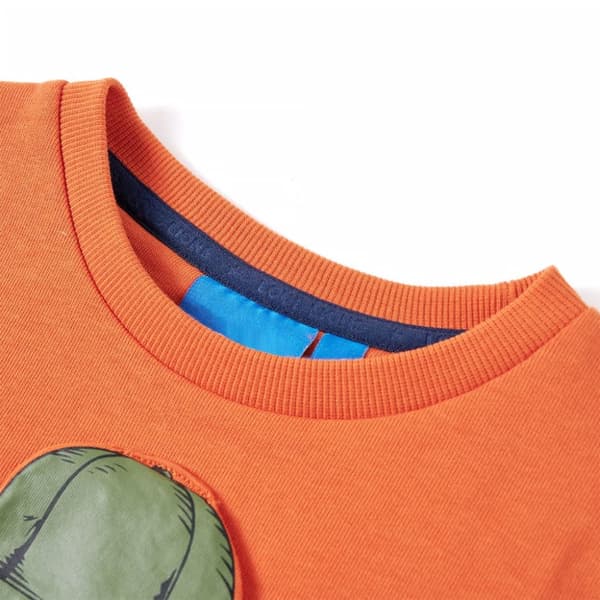 Sweatshirt til børn orange str. 128 -  Toppe til børn