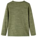Miniatyrbild 3 av 8: T-shirt med långa ärmar för barn khaki melange 104 -  Toppar för barn