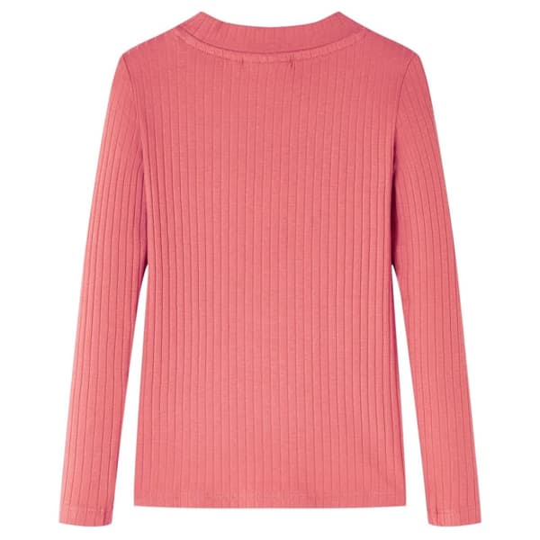 T-shirt med långa ärmar för barn gammelrosa 128 -  Toppar för barn