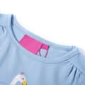 Miniatyrbillede 4 af 8: Langærmet T-shirt til børn str.128 lyseblå -  Toppe til børn