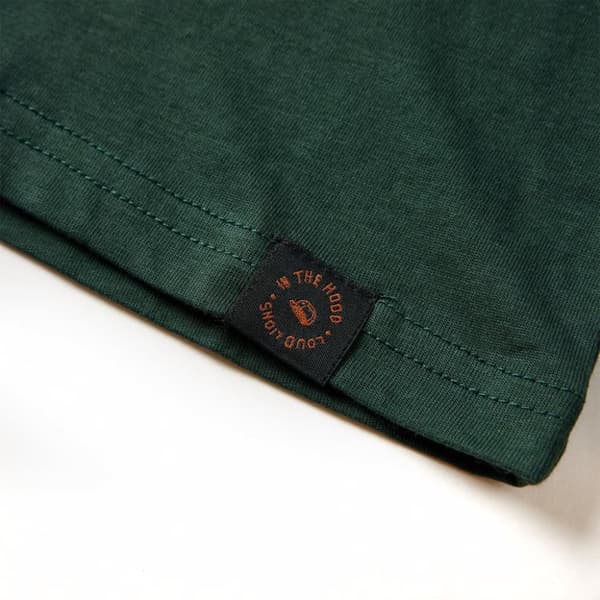 T-shirt med långa ärmar för barn mörkgrön 104 - Toppar för barn
