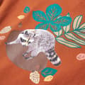 Miniatyrbild 6 av 8: T-shirt med långa ärmar för barn konjaksbrun 128 -  Toppar för barn