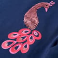 Miniatyrbild 5 av 8: T-shirt med långa ärmar för barn marinblå 104 -  Toppar för barn