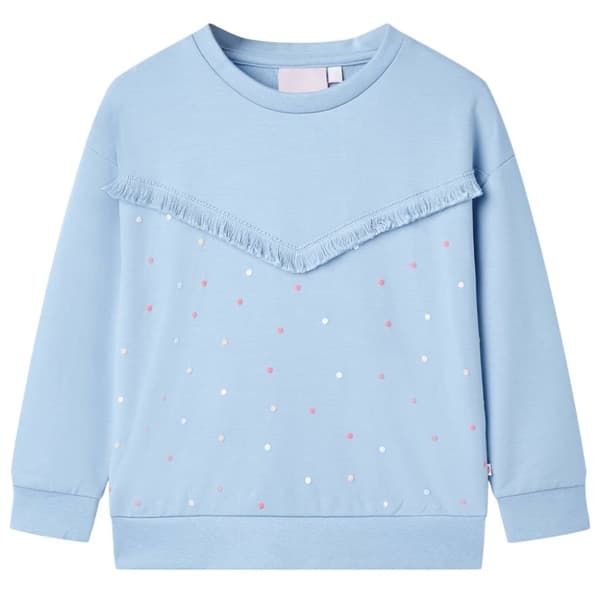 Sweatshirt til børn str. 128 blå - Toppe til børn