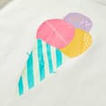 Miniatyrbillede 5 af 8: T-shirt til børn str. 128 ecrufarvet -  Toppe til børn