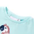 Miniatyrbild 4 av 8: T-shirt för barn aquablå 128 -  Toppar för barn