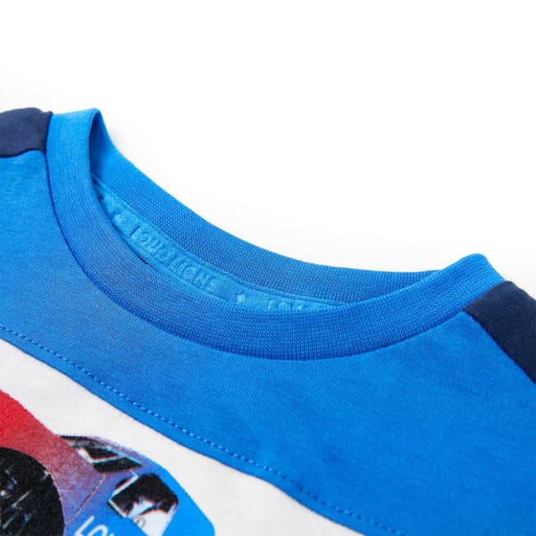 T-shirt til børn str. 116 blå og marineblå - Toppe til børn