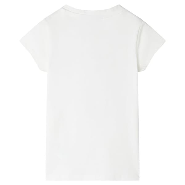 T-shirt för barn ecru 128 - Toppar för barn