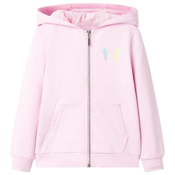 Barnhoodie ljusrosa 104 -  Toppar för barn