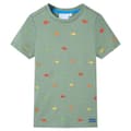 Miniatyrbild 1 av 8: T-shirt med korta ärmar för barn khaki 128 -  Toppar för barn