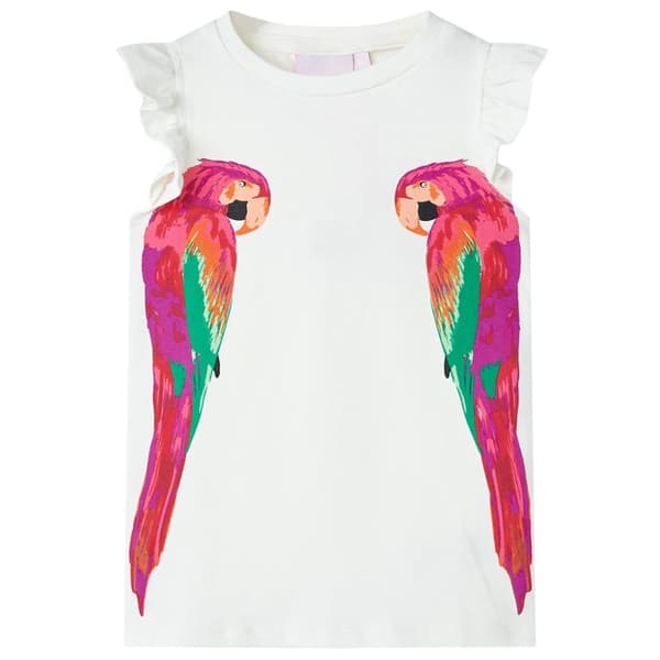 T-shirt för barn ecru 116 -  Toppar för barn