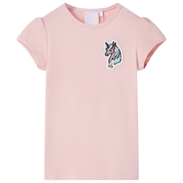 T-shirt til børn str. 116 lyserød -  Toppe til børn