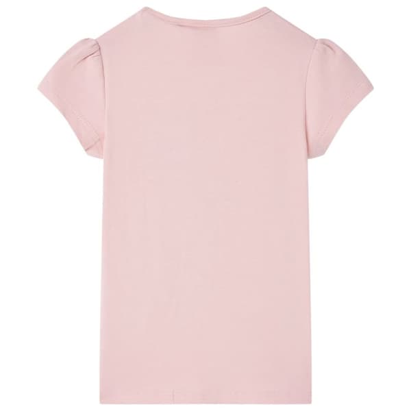 T-shirt för barn ljusrosa 128 - Toppar för barn