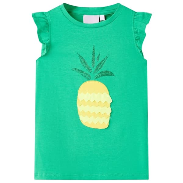 T-shirt för barn grön 128 - Toppar för barn
