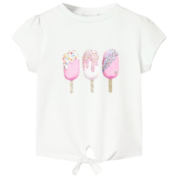 T-shirt til børn str. 116 ecrufarvet - Toppe til børn