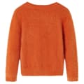 Miniatyrbild 3 av 8: Stickad tröja för barn orange 104 -  Toppar för barn
