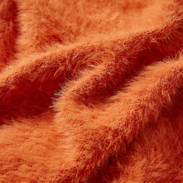 Stickad tröja för barn orange 104 - Toppar för barn