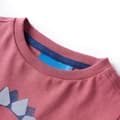 Miniatyrbillede 4 af 8: Langærmet T-shirt til børn str. 104 mørkerød -  Toppe til børn