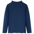 Miniatyrbillede 3 af 8: Langærmet T-shirt til børn str. 104 marineblå -  Toppe til børn