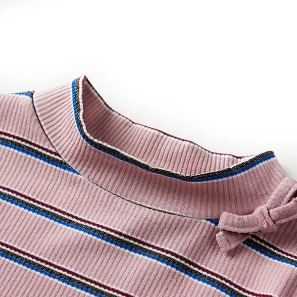 T-shirt med långa ärmar för barn ljusrosa 128 - Toppar för barn