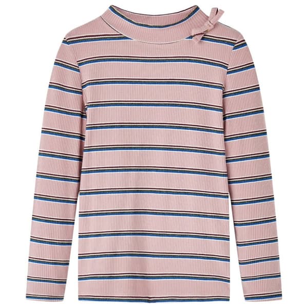 T-shirt med långa ärmar för barn ljusrosa 128 - Toppar för barn