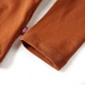 Miniatyrbillede 6 af 8: Langærmet T-shirt til børn str. 128 cognacfarvet -  Toppe til børn