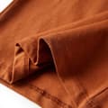Miniatyrbillede 7 af 8: Langærmet T-shirt til børn str. 128 cognacfarvet -  Toppe til børn
