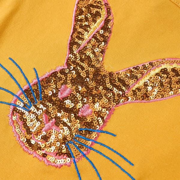 T-shirt med långa ärmar för barn ockra 116 - Toppar för barn