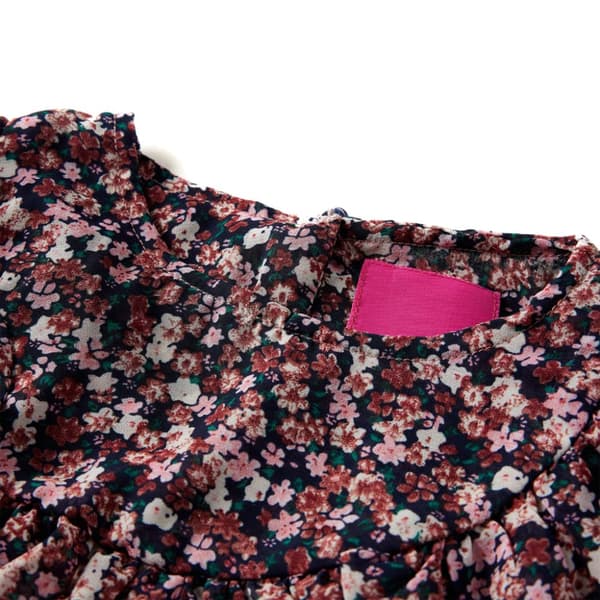 T-shirt med långa ärmar för barn gammalrosa 116 -  Toppar för barn