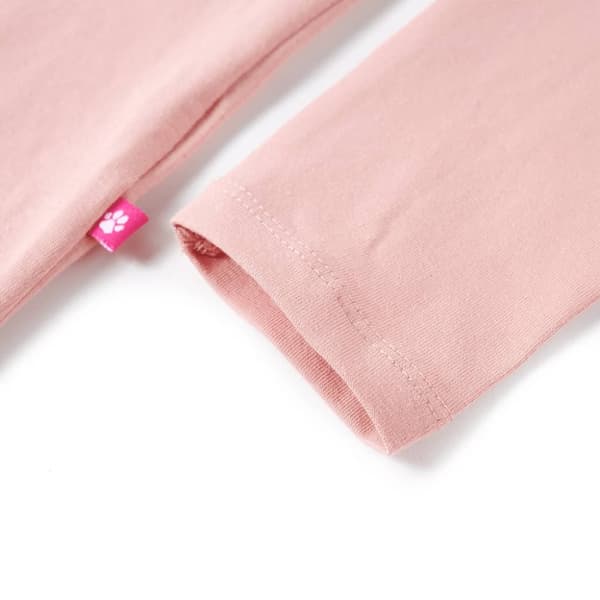 T-shirt med långa ärmar för barn stark rosa 104 - Toppar för barn