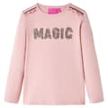 Miniatyrbild 1 av 8: T-shirt med långa ärmar för barn stark rosa 104 -  Toppar för barn