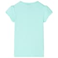 Miniatyrbild 3 av 8: T-shirt för barn ljus mintgrön 128 -  Toppar för barn