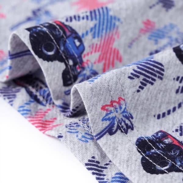 T-shirt til børn str. 104 gråmeleret -  Toppe til børn