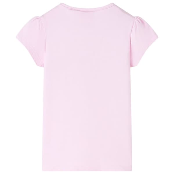 T-shirt för barn ljusrosa 116 - Toppar för barn
