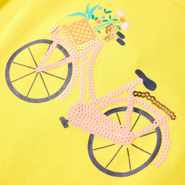 T-shirt för barn gul 116 - Toppar för barn