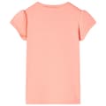 Miniatyrbild 3 av 8: T-shirt för barn neonkorall 128 -  Toppar för barn