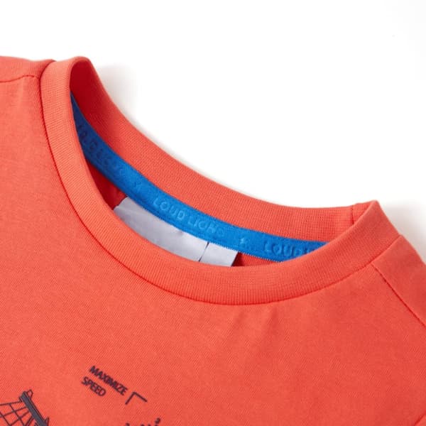 T-shirt til børn str. 128 rød -  Toppe til børn