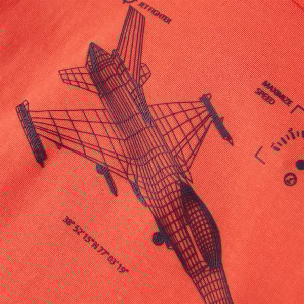 T-shirt til børn str. 128 rød -  Toppe til børn