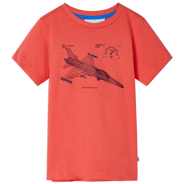 T-shirt til børn str. 128 rød -  Toppe til børn