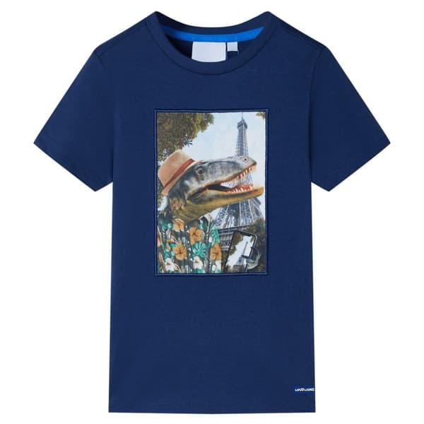 T-shirt för barn mörkblå 104 - Toppar för barn