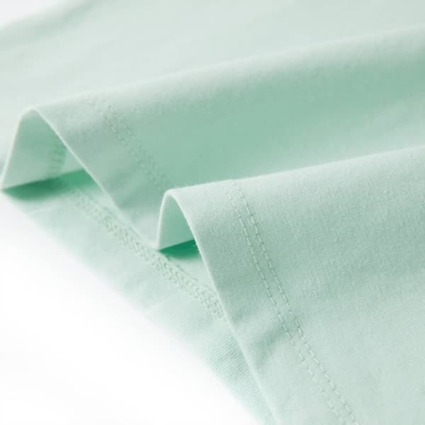 T-shirt med formade ärmar för barn ljus mintgrön 116 -  Toppar för barn