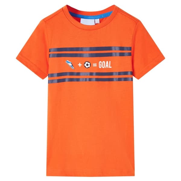 T-shirt för barn mörk orange 116 -  Toppar för barn