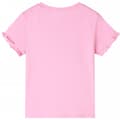 Miniatyrbild 3 av 8: T-shirt med korta ärmar för barn ljusrosa 128 -  Toppar för barn