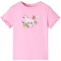 Miniatyrbild 1 av 8: T-shirt med korta ärmar för barn ljusrosa 128 -  Toppar för barn
