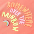 Miniatyrbillede 5 af 8: T-shirt til børn str. 128 koralfarvet -  Toppe til børn