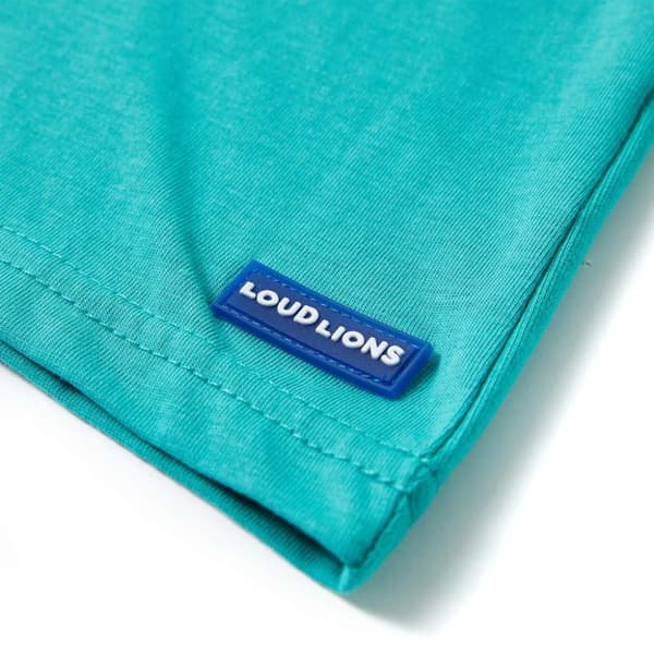 T-shirt med korta ärmar för barn mörk mintgrön 128 - Toppar för barn
