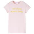 Miniatyrbild 1 av 8: T-shirt för barn mild rosa 116 -  Toppar för barn