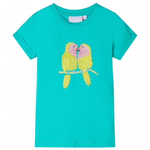 T-shirt för barn mintgrön 104 -  Toppar för barn