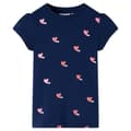 Miniatyrbild 1 av 7: T-shirt för barn marinblå 104 -  Toppar för barn