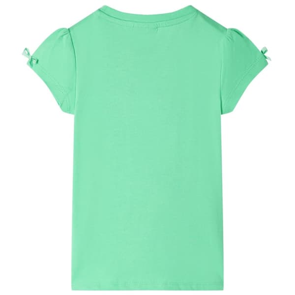 T-shirt för barn ljusgrön 128 - Toppar för barn